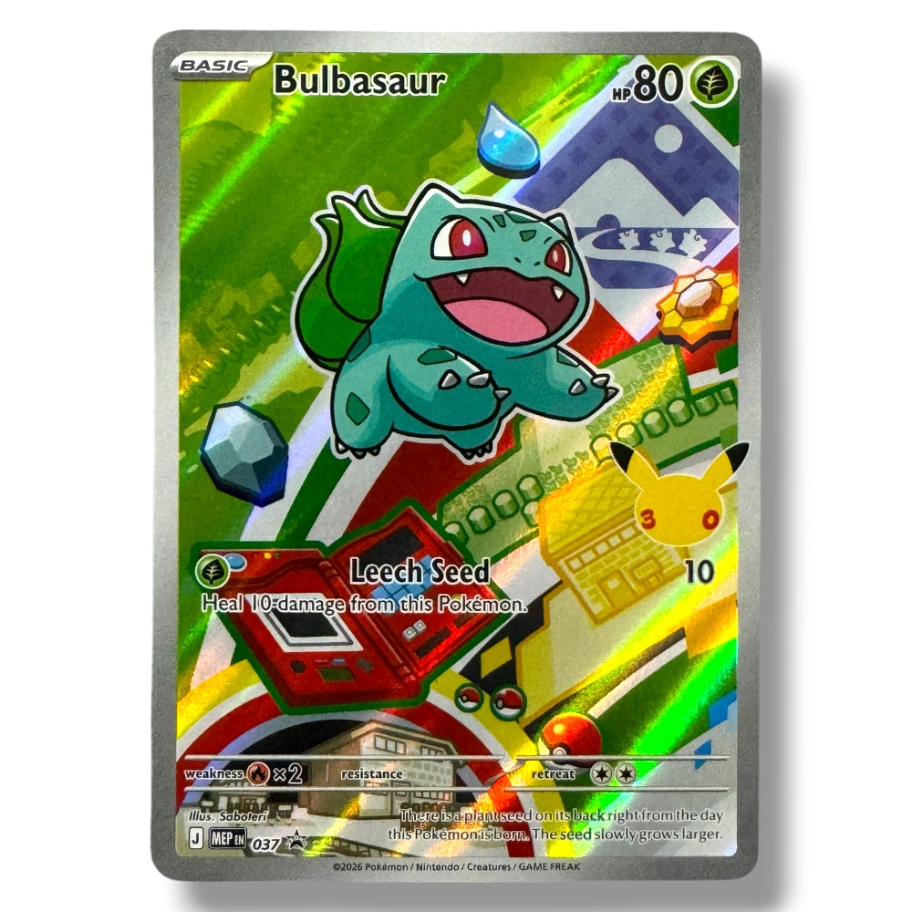 Anniversary Pokémon TCG First Partner Illustration Collection 30th Anniversary Promo Singles