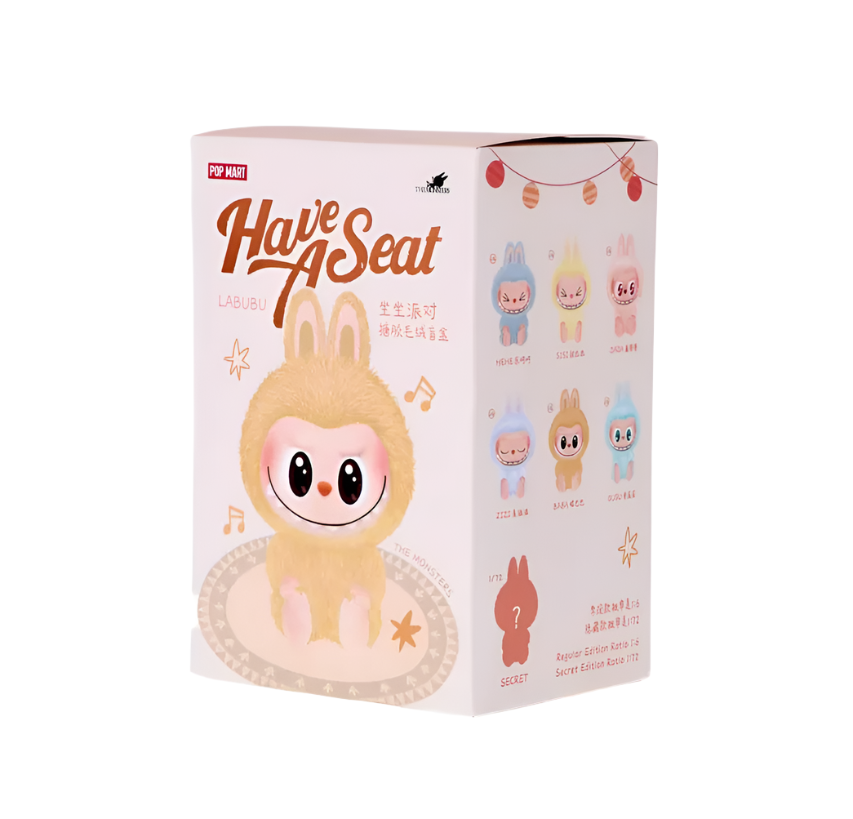 POP MART The Monsters Labubu - Have a Seat Vinyl Face Blind Box