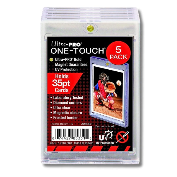 Ultra PRO 5 Pack ONE-TOUCH 35pt Magnetic Card Holder