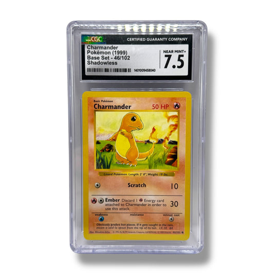 Charmander Shadowless Base Set 46/102 CGC 7.5