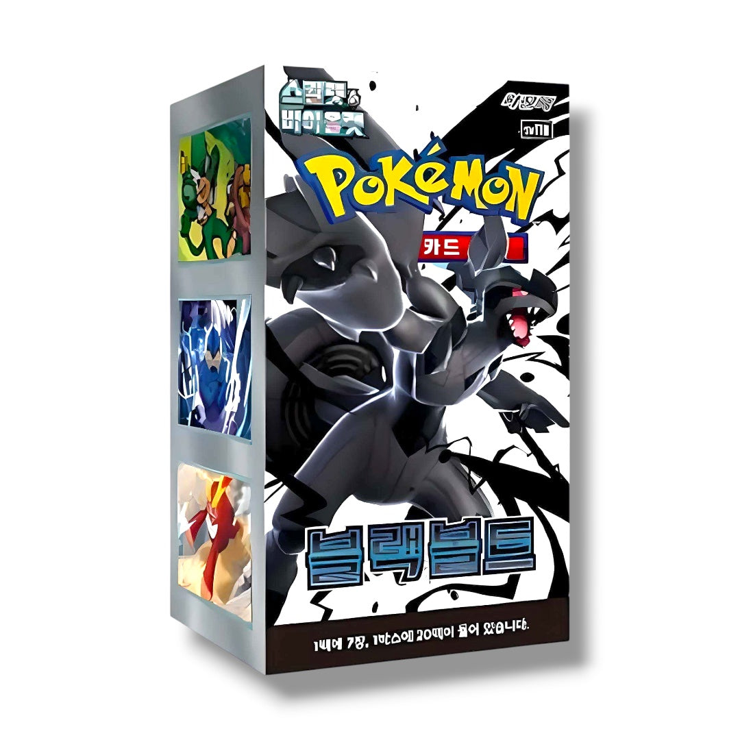 Black Bolt & White Flare Korean Pokemon Booster Box