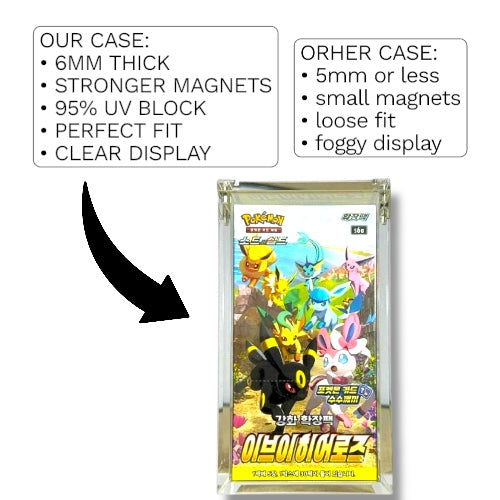 Acrylic Case One Piece/ Dragon Ball/ Korean Pokemon Booster Box