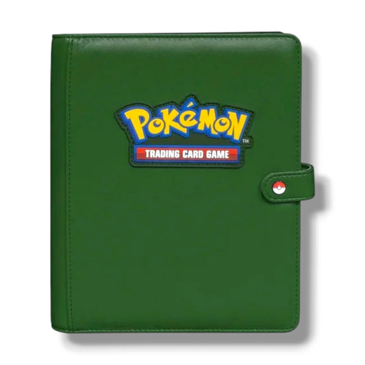 Green 4-Pocket Premium Snap Binder for the Pokémon Trading Card Game