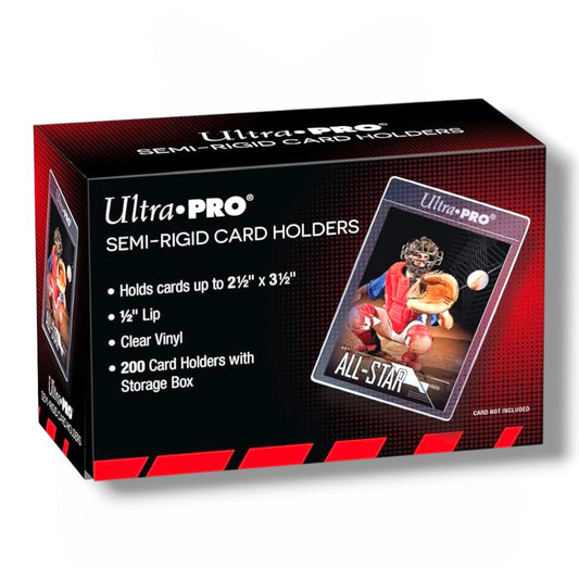 Ultra Pro Semi Rigid 1/2-Inch Lip Sleeves 200ct