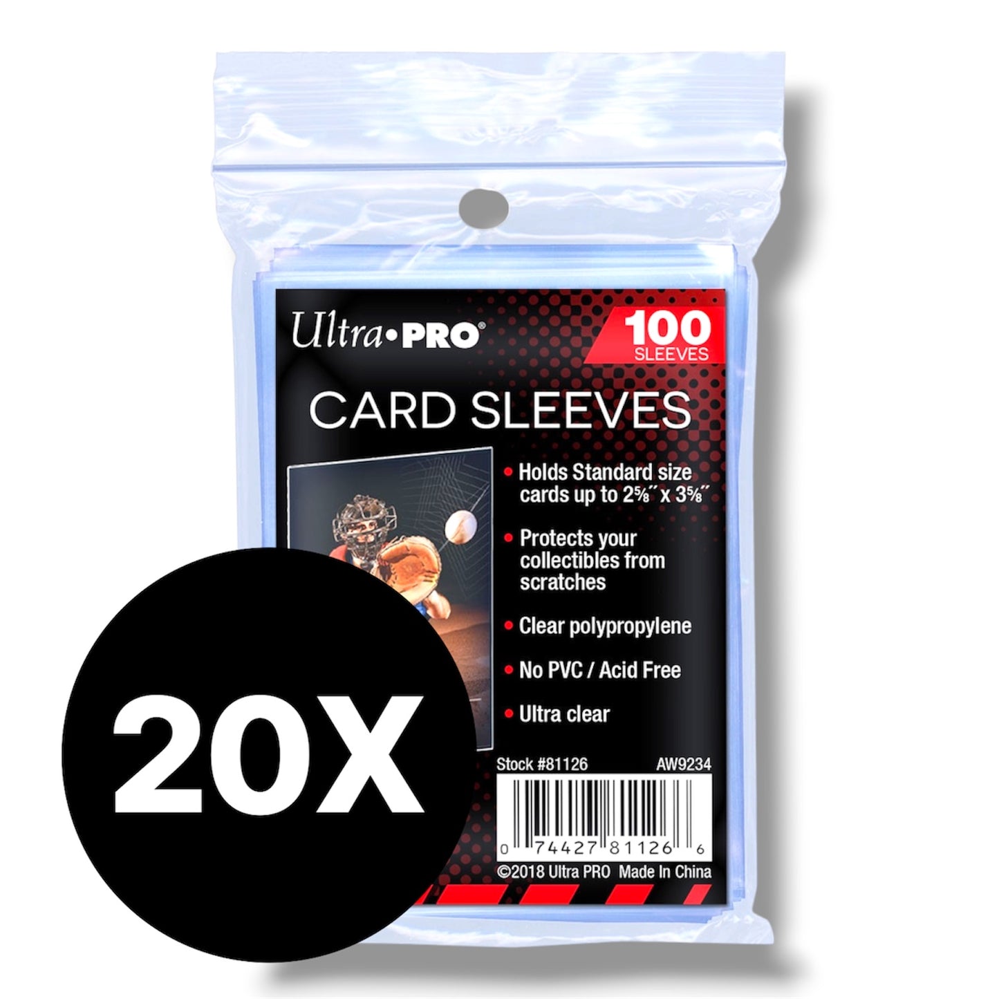 Ultra Pro Penny Sleeves Standard Card 2.5 x 3.5