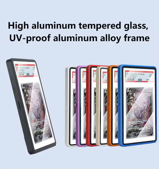 Premium Graded Card Case UV Protection, Magnetic, Aluminum