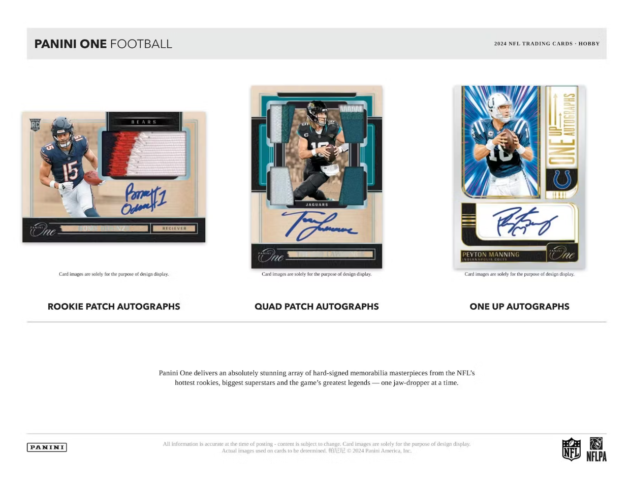 2024 Panini One Football Hobby Box